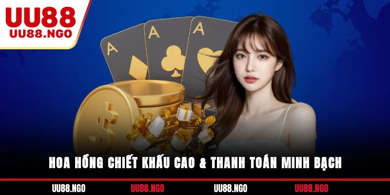 Hoa hồng chiết khấu cao & thanh toán minh bạch